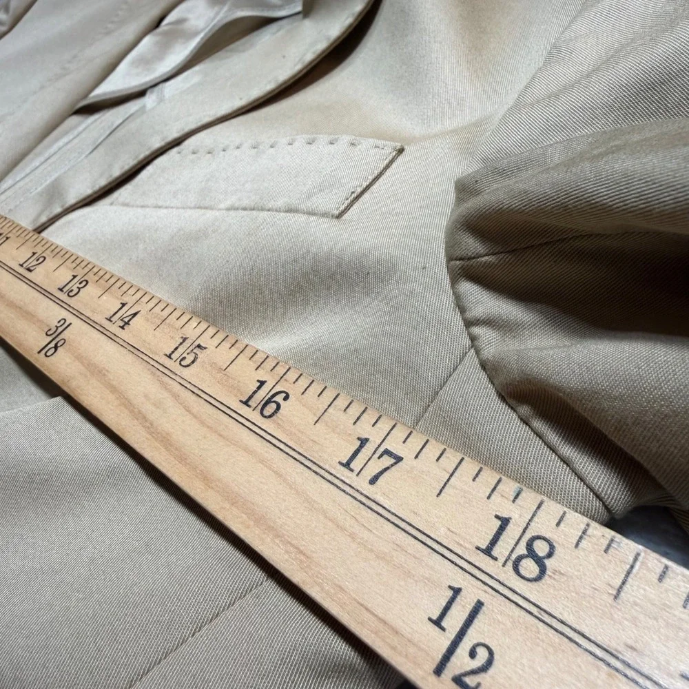 Crewcuts Ludlow Blazer Size 16 Tan Khaki luxury Larusmiani Italian Cotton Jacket